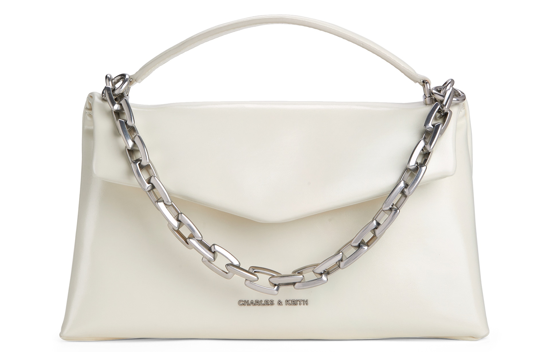 CHARLES&KEITH Charles & Keith Cream Silver