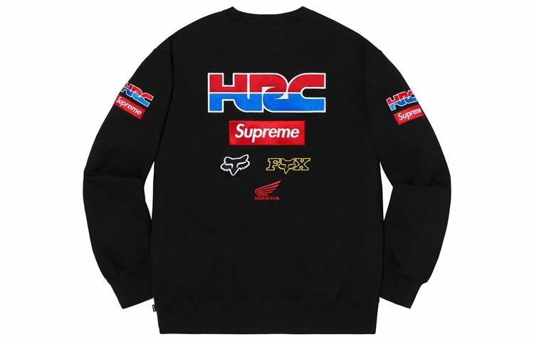 Supreme x Honda x Fox Racing Crewneck
