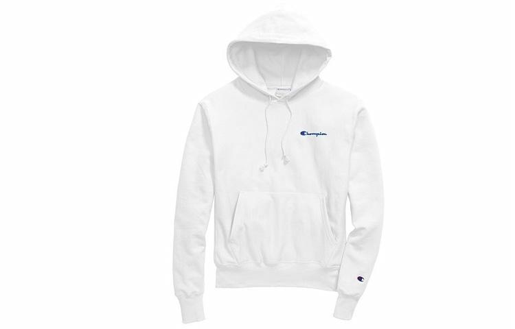 Champion RW Script Hoodie White