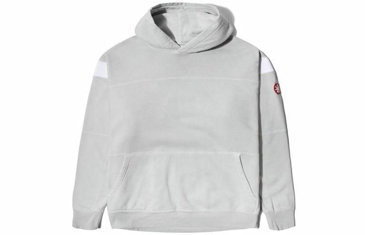 Cav Empt Overdye Panel Hoodie Grey