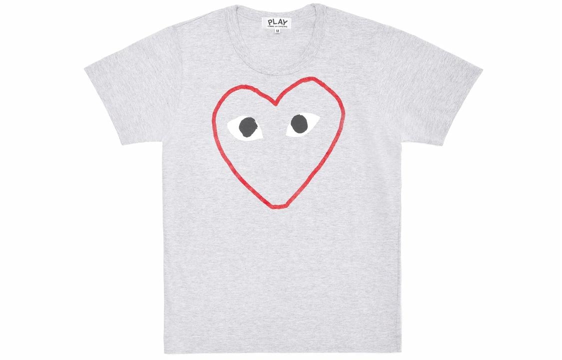 CDG Play T-Shirt Grey