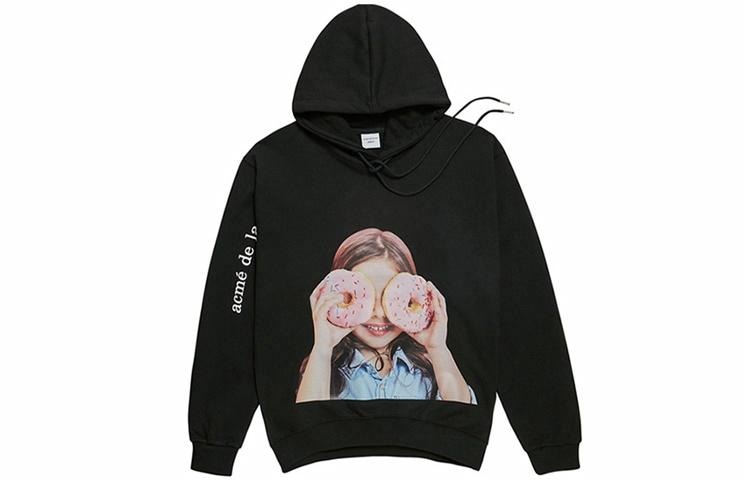 acme de la vie ADLV Donut Girl Hoodie Black