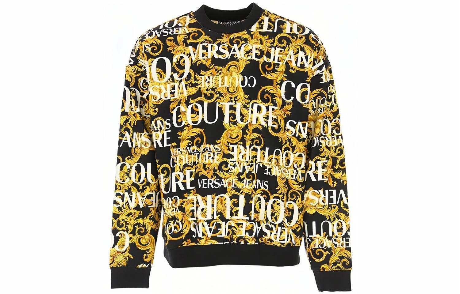 Versace Jeans Couture Baroque Print Sweater