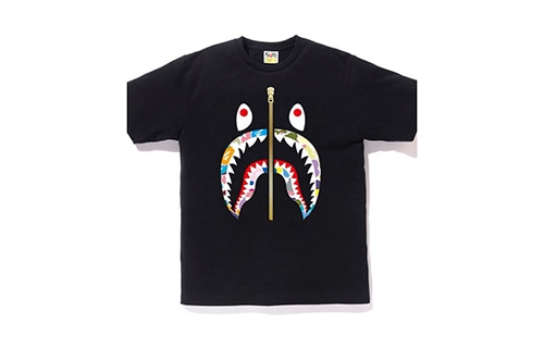 A BATHING APE Shark Series T-Shirt Black