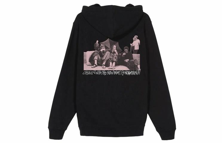 Stussy New Beat Hood Black