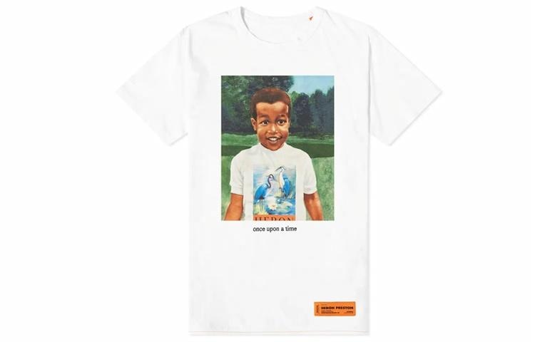 Heron Preston Portrait Print T-Shirt White