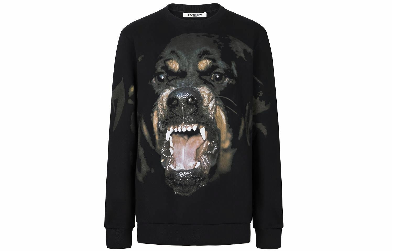 Givenchy/纪梵希 Givenchy Rottweiler Print Sweatshirt Black