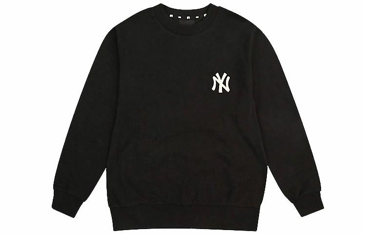MLB NY Yankees Logo Crewneck Sweatshirt Black