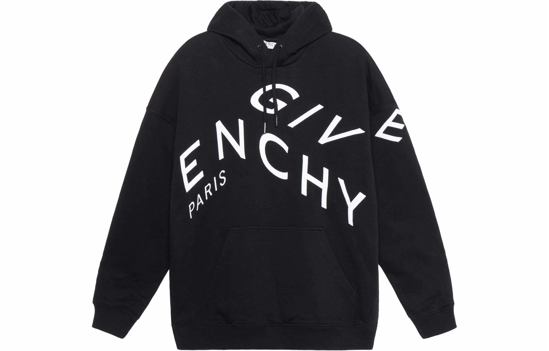 Givenchy/纪梵希 Givenchy Logo Embroidered Hoodie Black