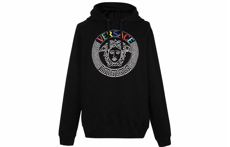 Худи VERSACE/范思哲 Versace Medusa Logo Hoodie Black