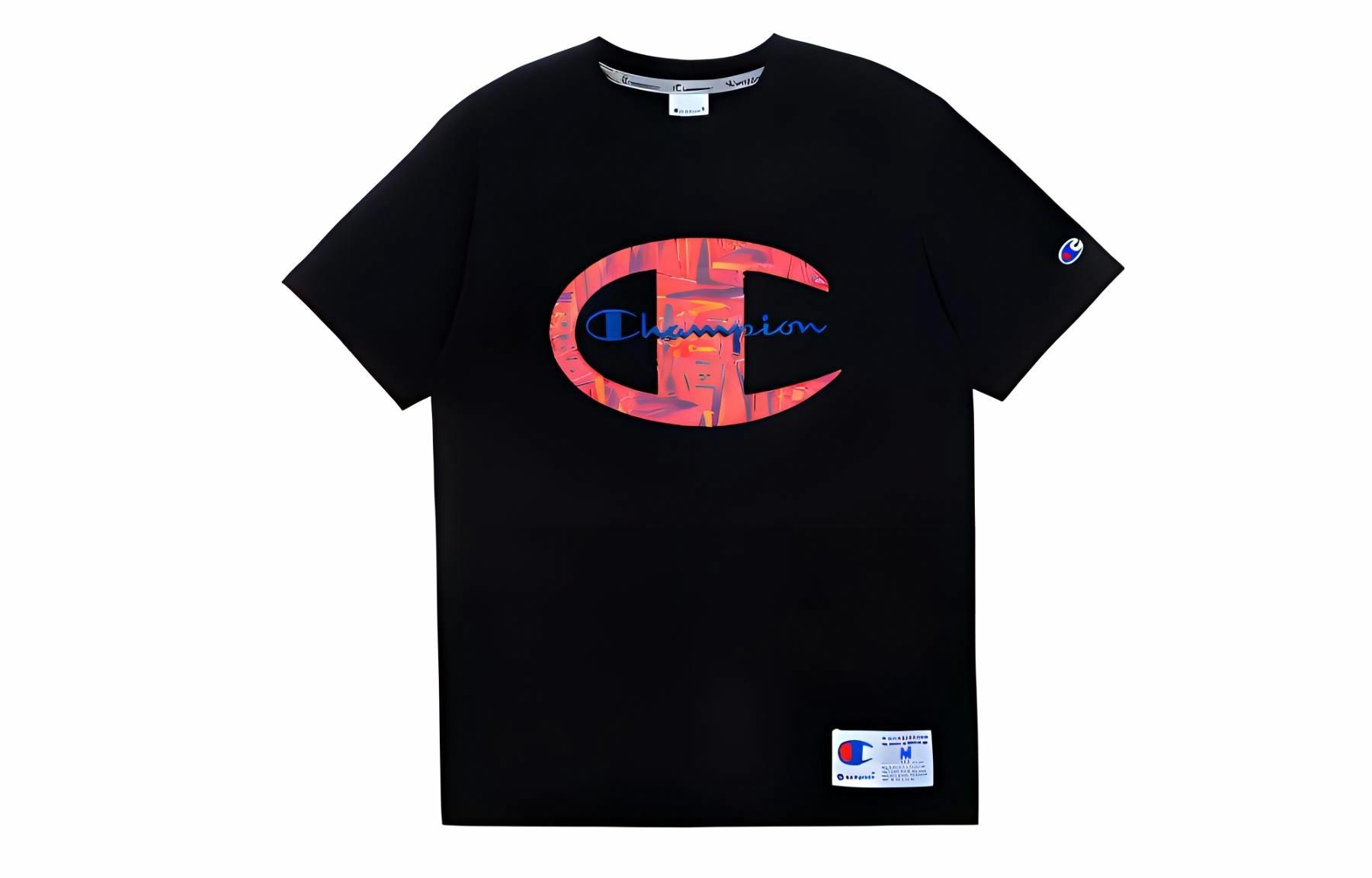 Champion FunnyTee Logo Tee Black