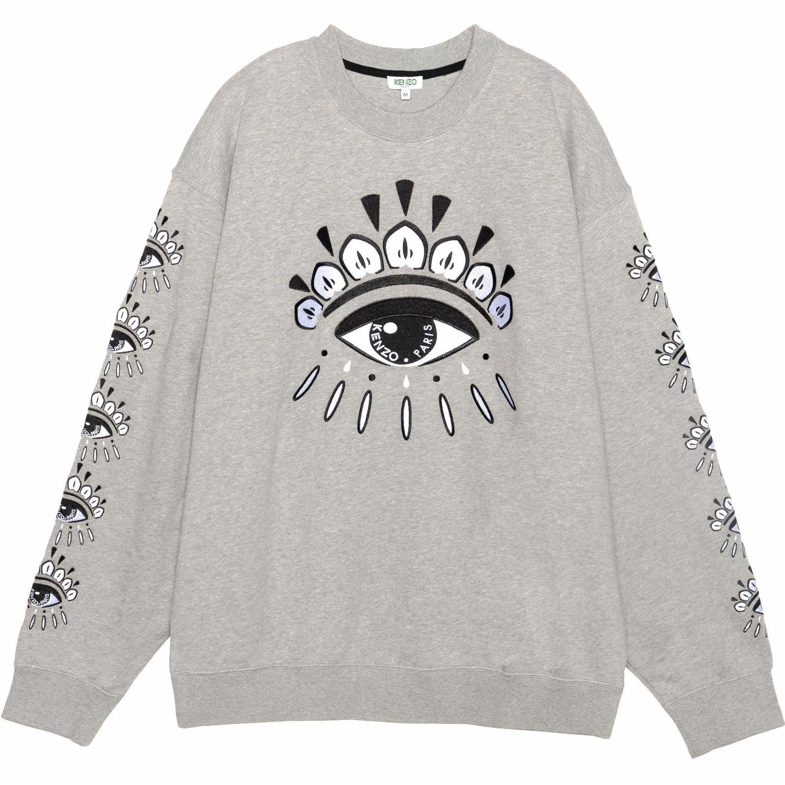 KENZO Classic Grey Eye Sweatshirt
