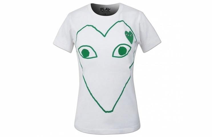CDG Play White T-Shirt
