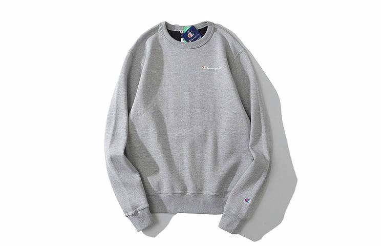Champion Small Grass Crewneck Sweatshirt Light Grey