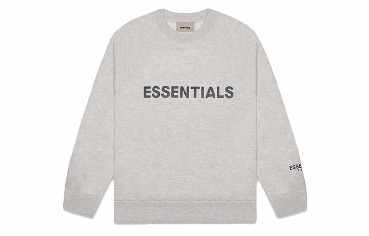 Fear of God Essentials FW20 Crew Neck Sweatshirt Heather Oat