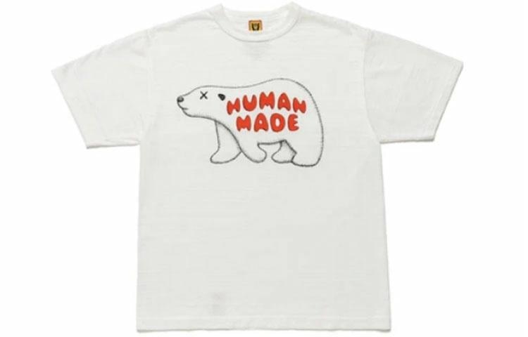 HUMAN MADE x KAWS Logo T-Shirt White
