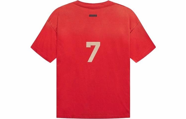 Fear of God 7 Tee Vintage Red