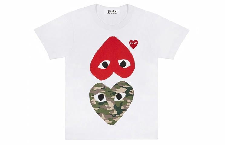 CDG Play Camouflage T-Shirt