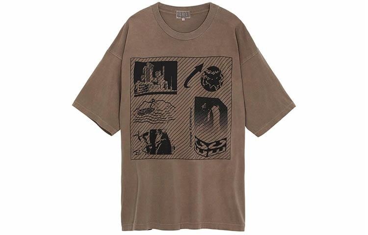 Cav Empt Brown Logo T-Shirt