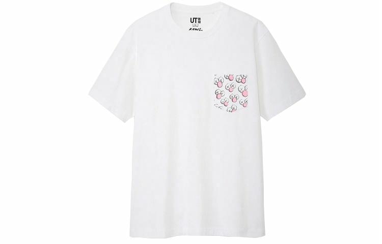 UNIQLO/优衣库 UNIQLO x KAWS Pocket Print Crew Neck T-Shirt White