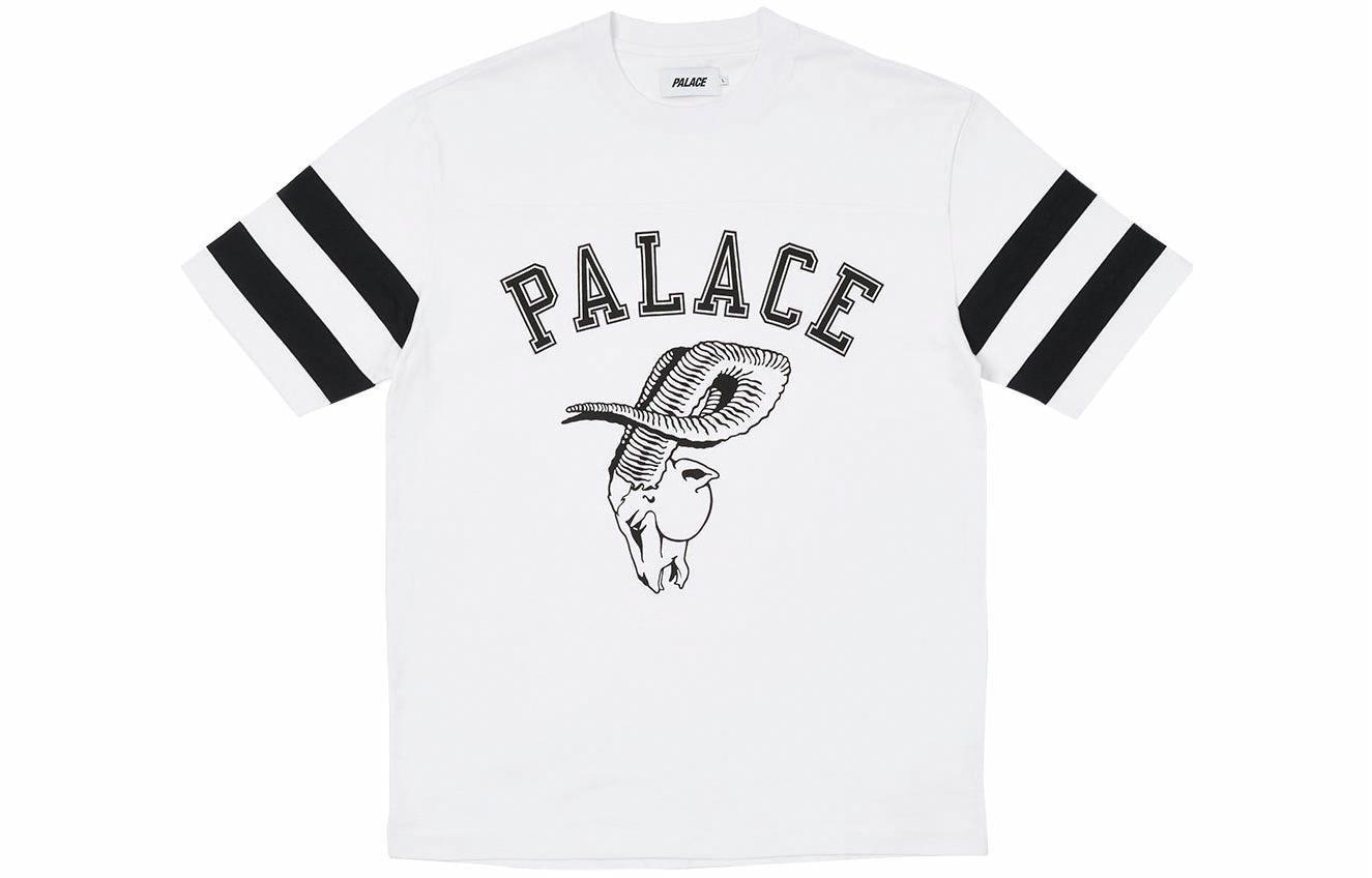 PALACE Goat Football Jersey White T