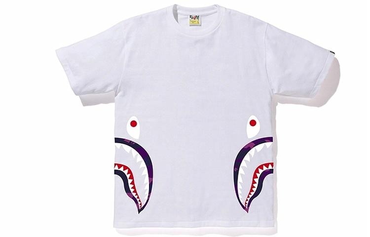 A BATHING APE BAPE Color Camo Side Shark White