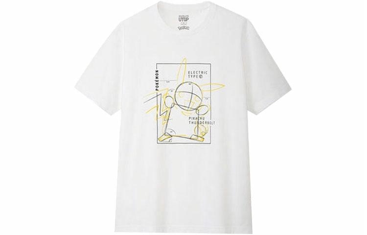 UNIQLO/优衣库 UNIQLO x Pokemon Pikachu Graphic T-Shirt White