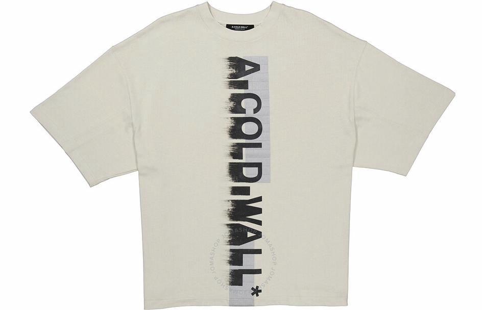 A-COLD-WALL* Logo Print T-Shirt Bone White