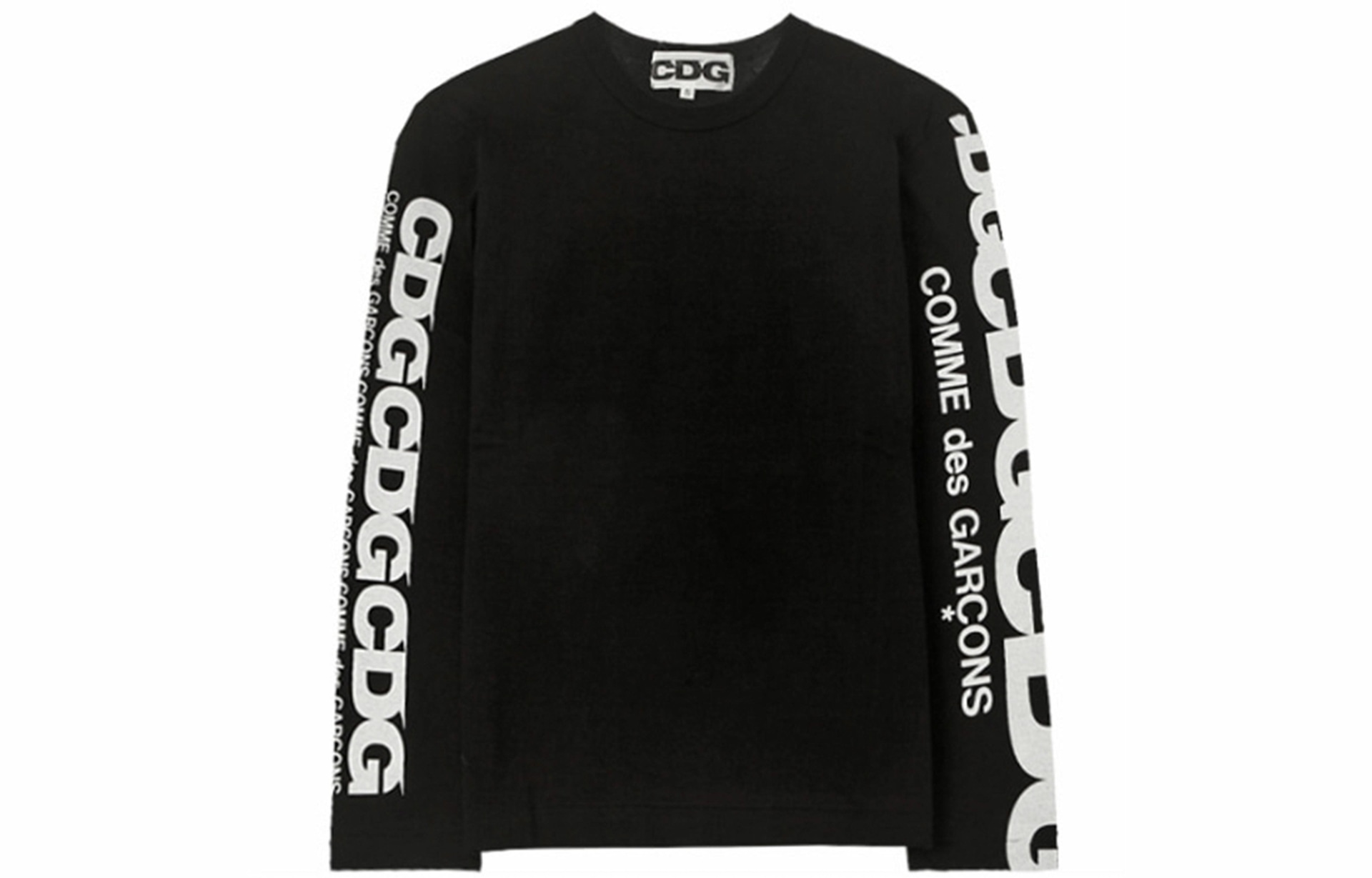 CDG Logo Long Sleeve T-Shirt Black