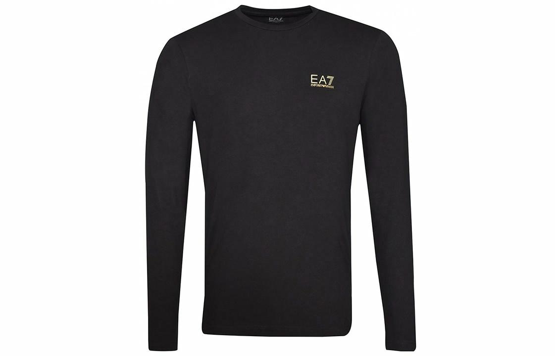 EMPORIO ARMANI/阿玛尼 Emporio Armani EA7 Crew Neck Long Sleeve Tee Black