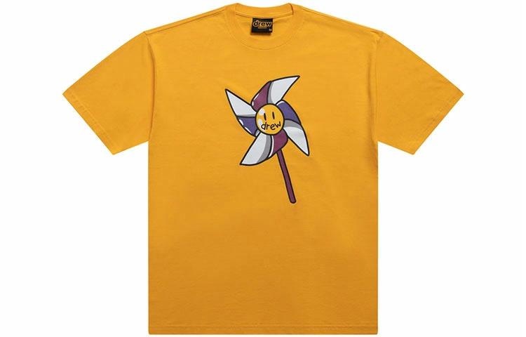Drew House SS22 Pinwheel Ss Tee LogoT golden yellow