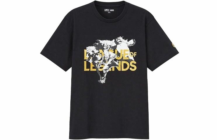 UNIQLO/优衣库 UNIQLO x League of Legends Black T-Shirt