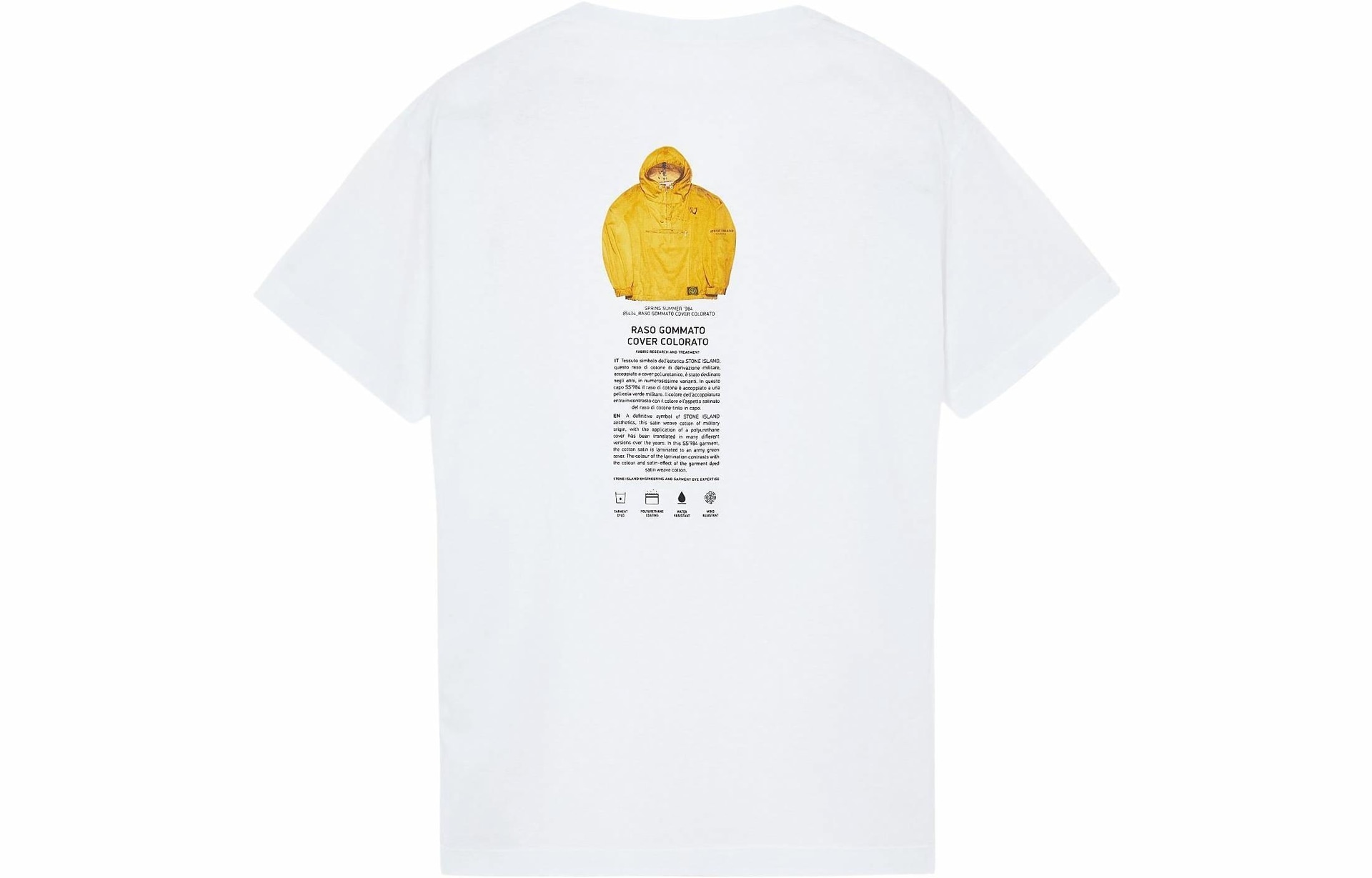 Stone Island SS22 Logo Tee White