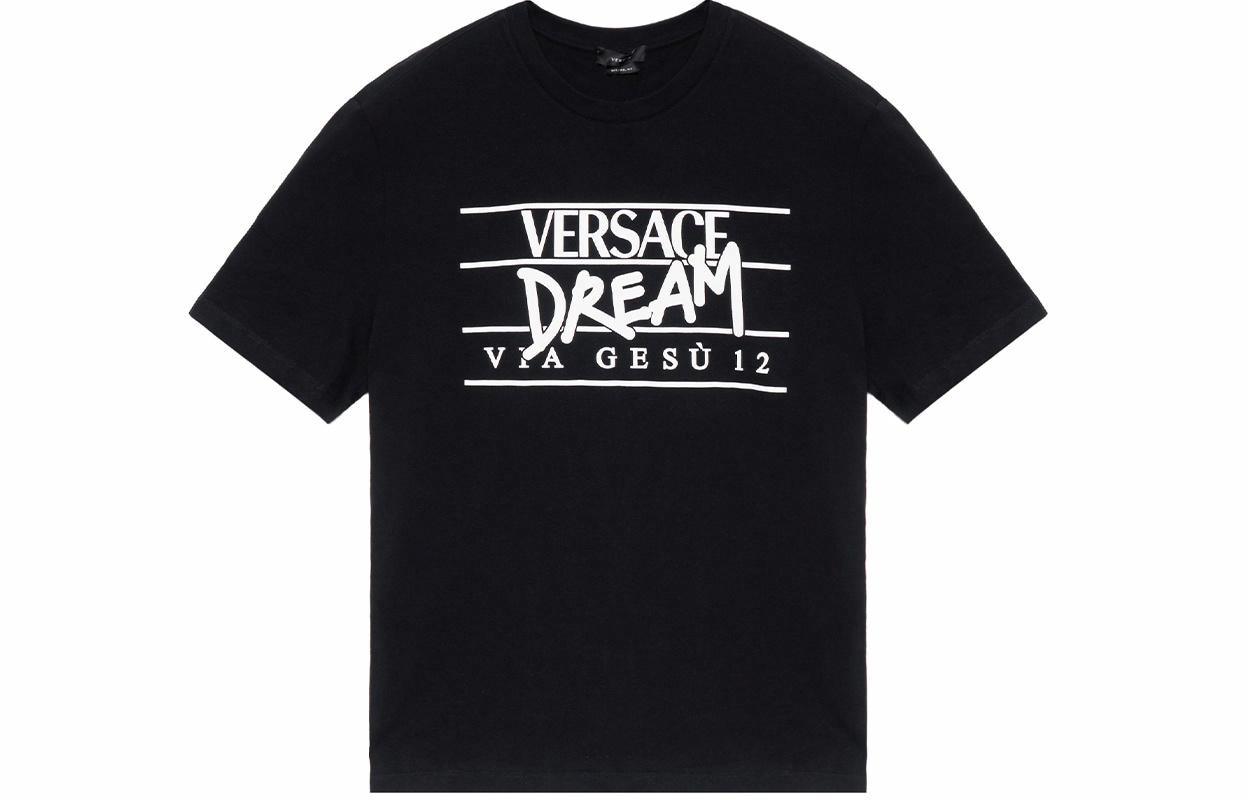 VERSACE/范思哲 Versace SS22 Black T-Shirt