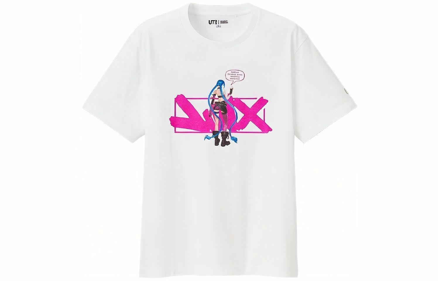 UNIQLO/优衣库 UNIQLO x League of Legends Graphic T-Shirt White