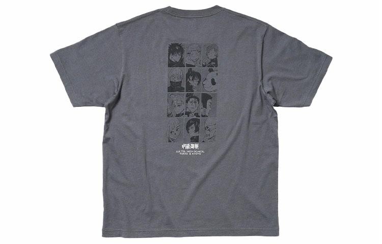 UNIQLO/优衣库 UNIQLO x Jujutsu Kaisen Graphic T-Shirt Dark Grey