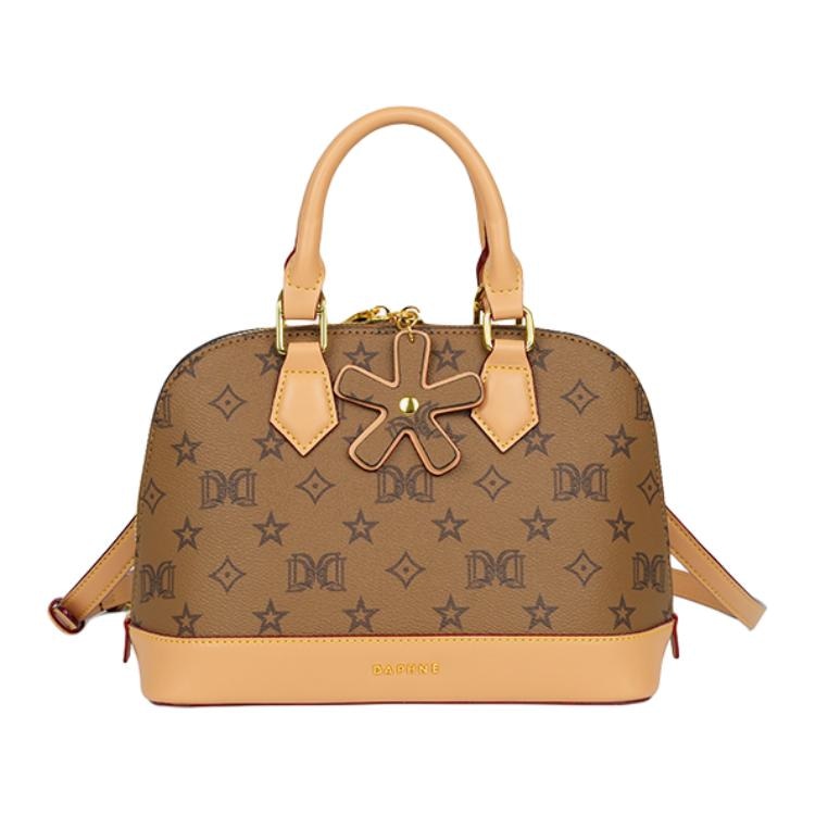 达芙妮 DAPHNE Daphne PVC Handbag Beige