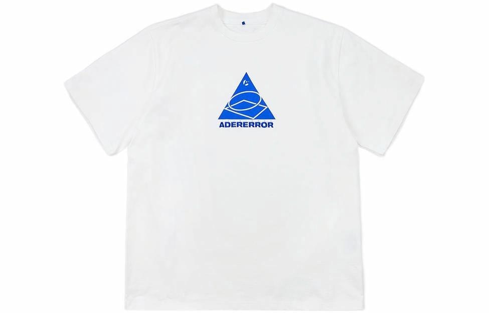 ADER ERROR Geometric Line T-Shirt White