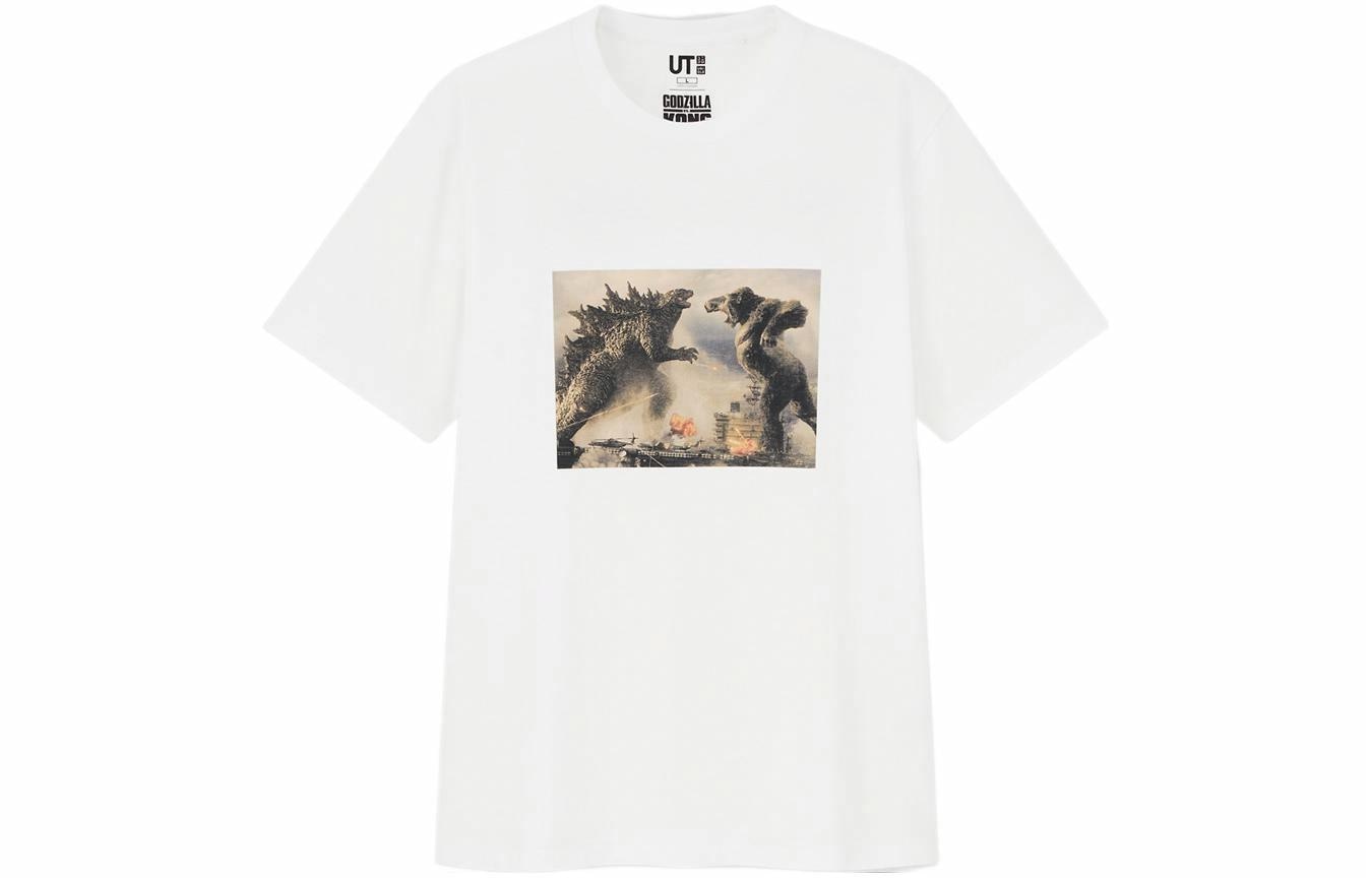 UNIQLO/优衣库 UNIQLO x Godzilla T-Shirt White