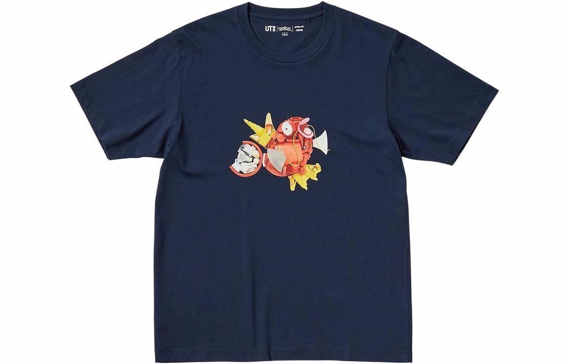 UNIQLO/优衣库 UNIQLO x Pokémon Anime Print Tee Navy