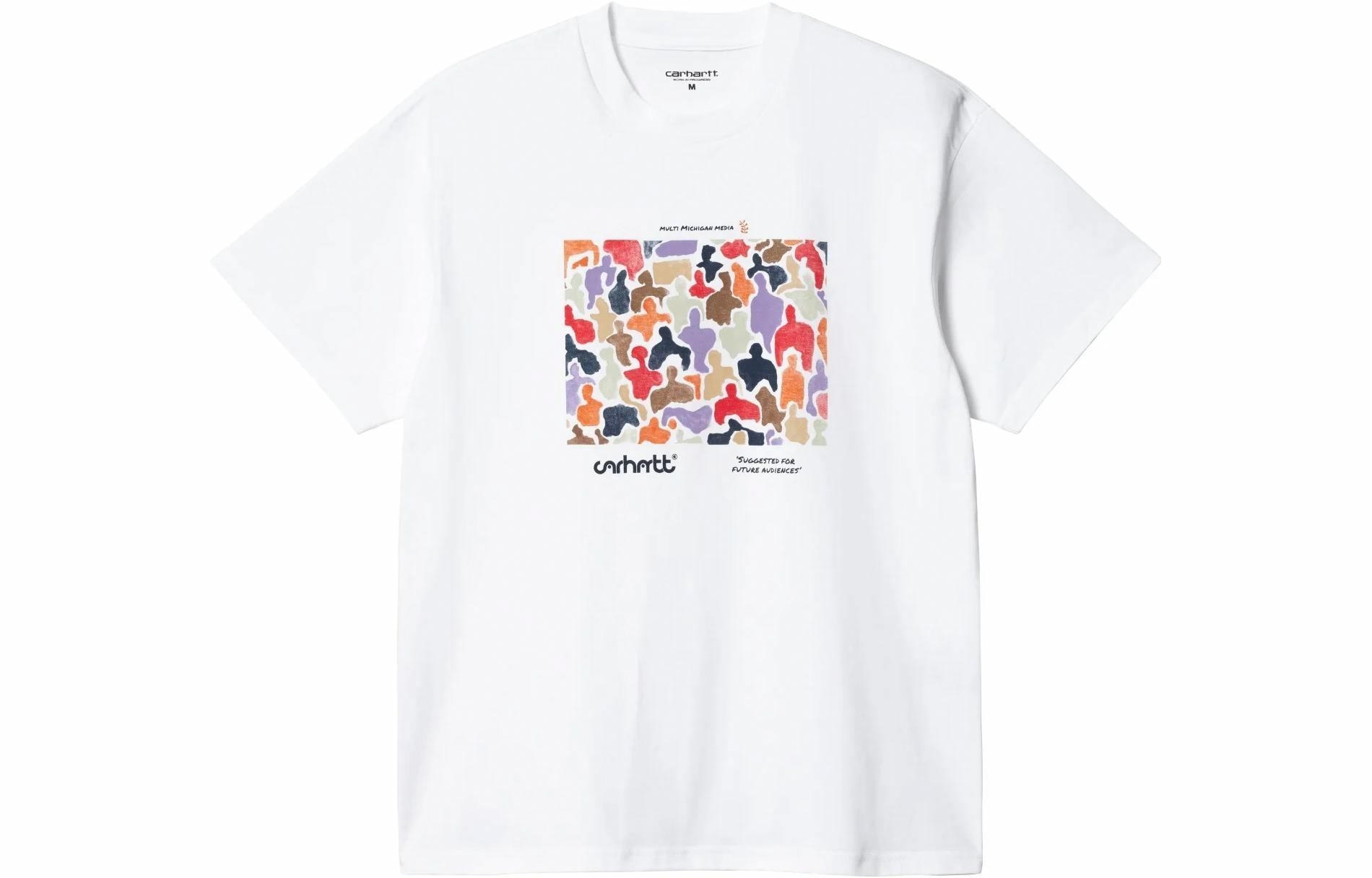 Carhartt WIP Graphic Print Crewneck T-Shirt White