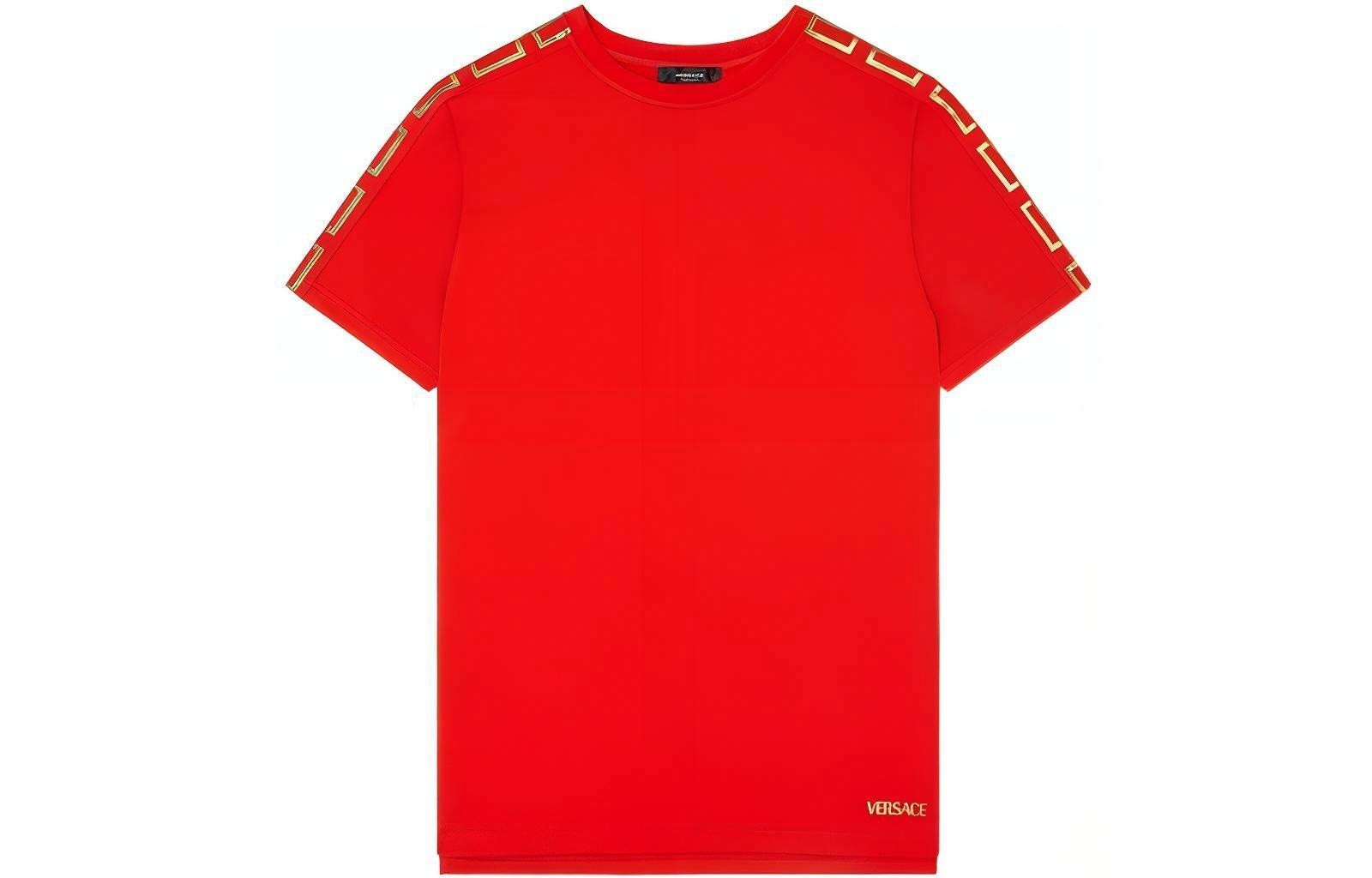 VERSACE/范思哲 Versace SS22 Baroque Tee Red