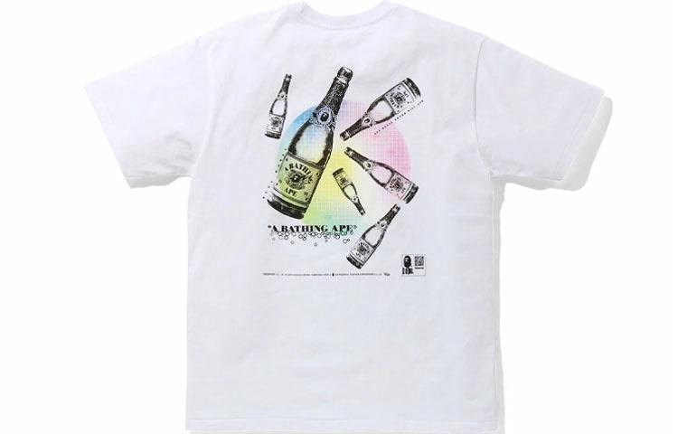 A BATHING APE BAPE Champagne Print T-Shirt