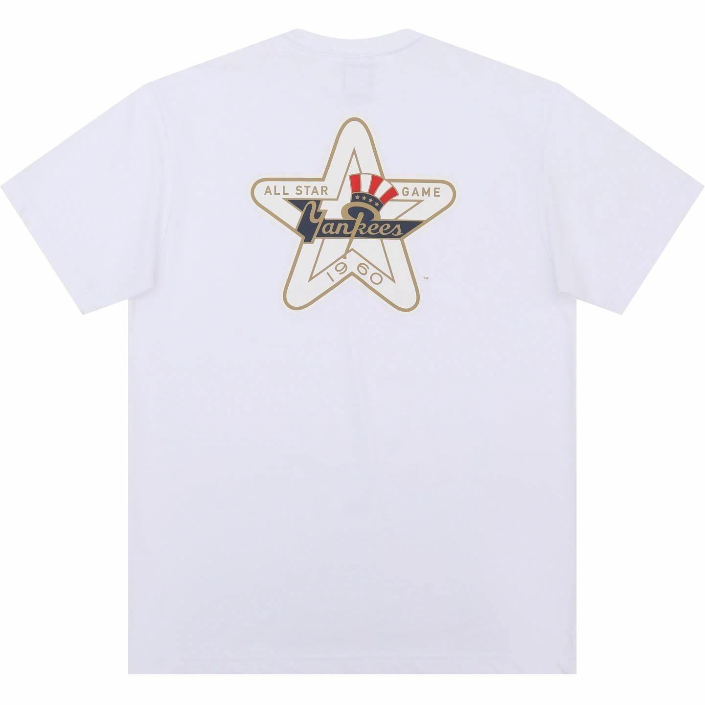 New Era MLB Yankees Logo T-Shirt White