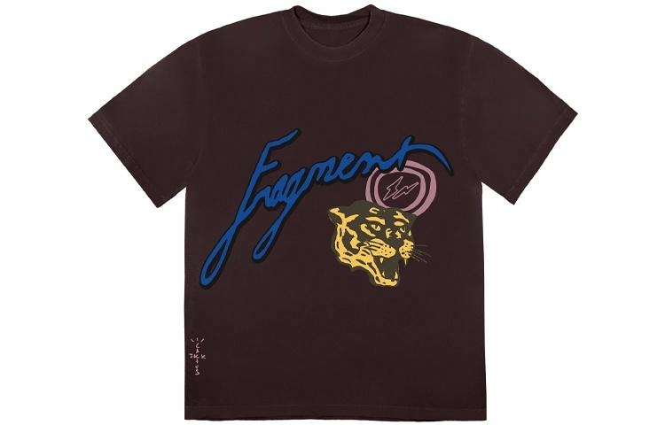 Travis Scott x Fragment Design Cactus Jack T-Shirt Brown