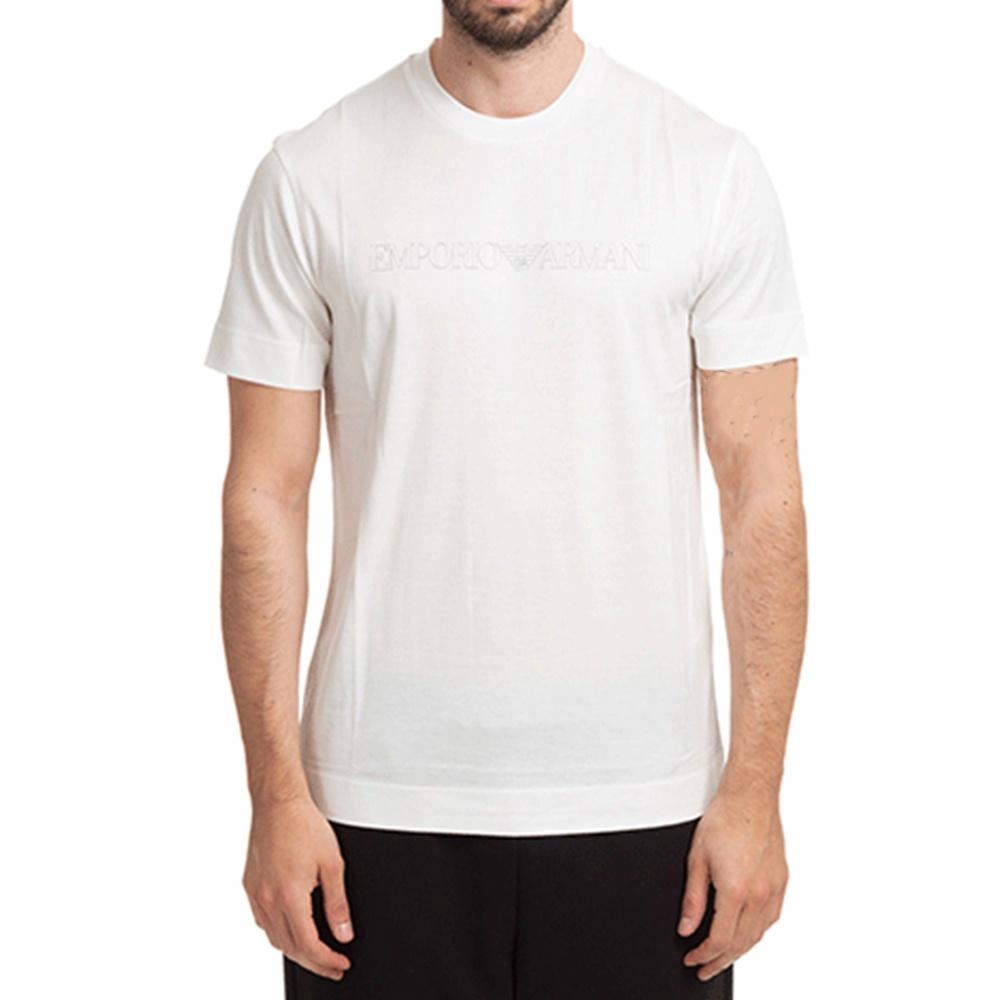 EMPORIO ARMANI/阿玛尼 Emporio Armani Logo T-Shirt White