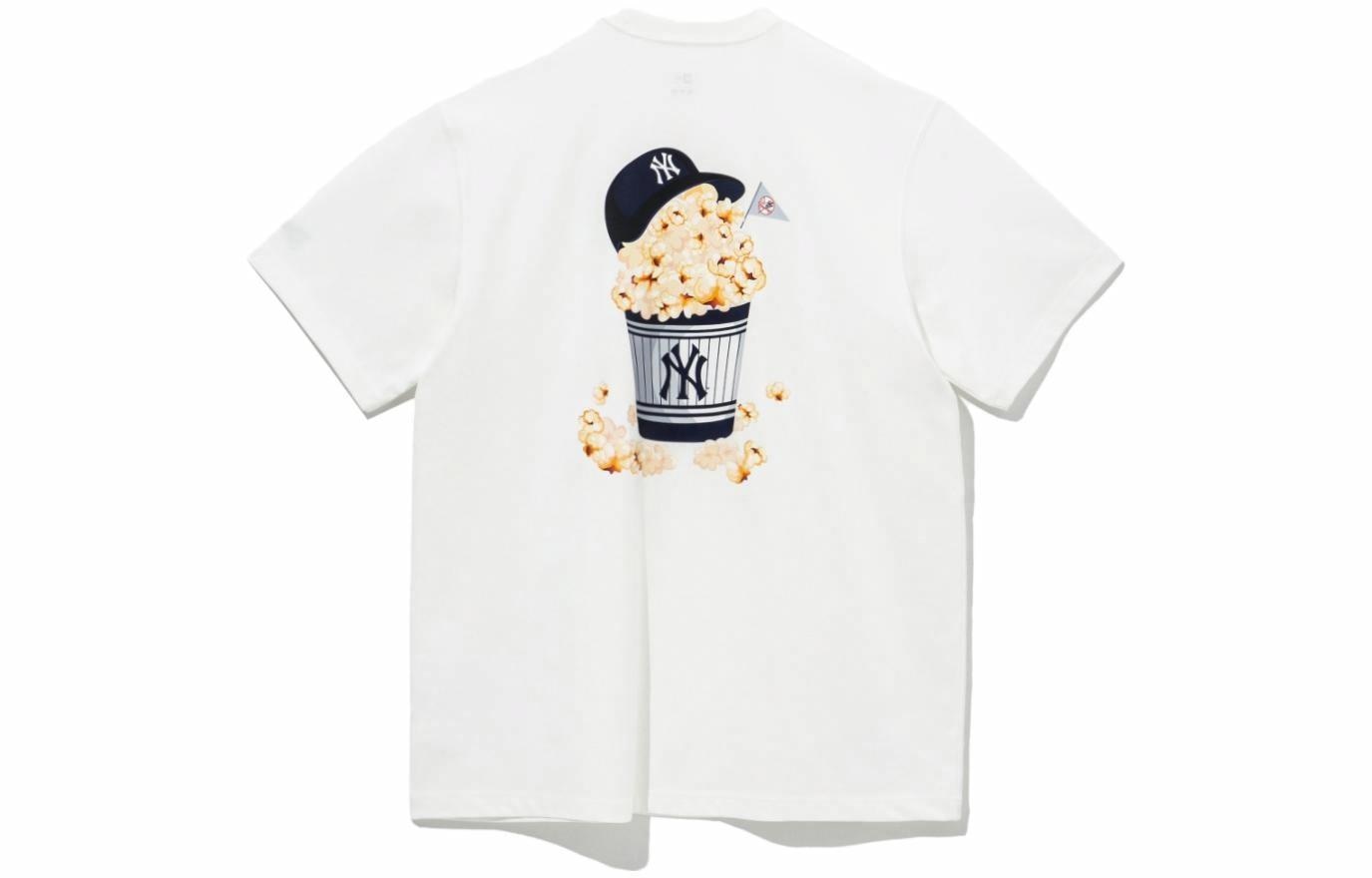 New Era x MLB Yankees Logo Tee White