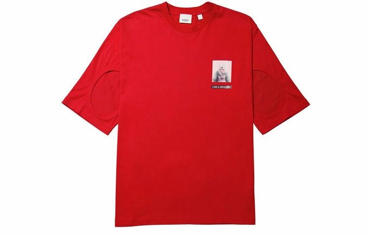 Burberry SS22 Red Gorilla Print T-Shirt