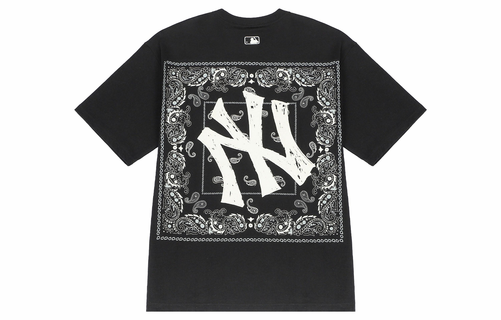 MLB Paisley Logo Tee Yankees Black