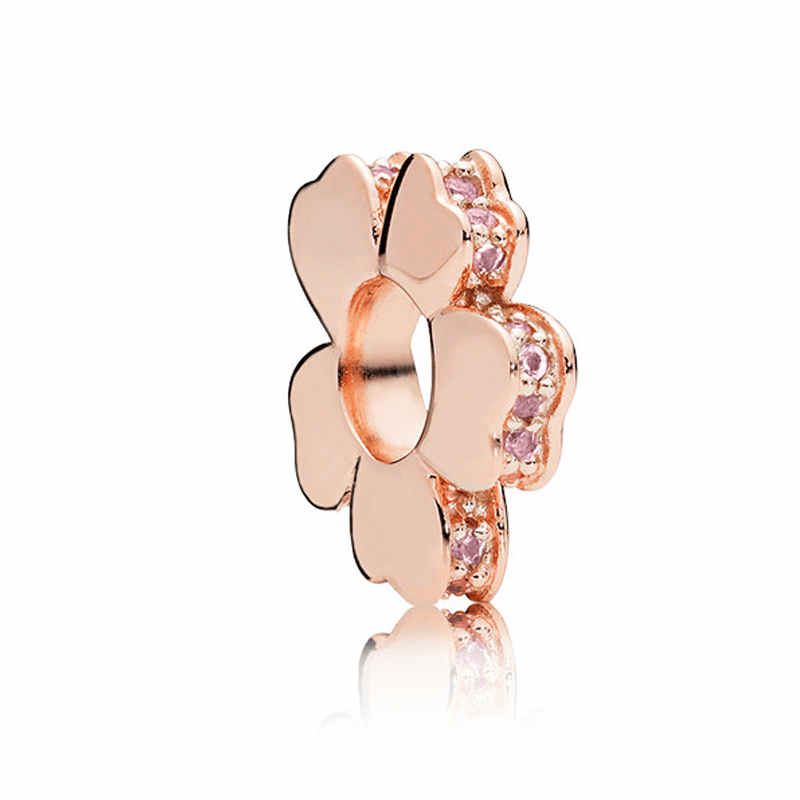 Pandora/潘多拉 Pandora Floral Edge Rose Gold